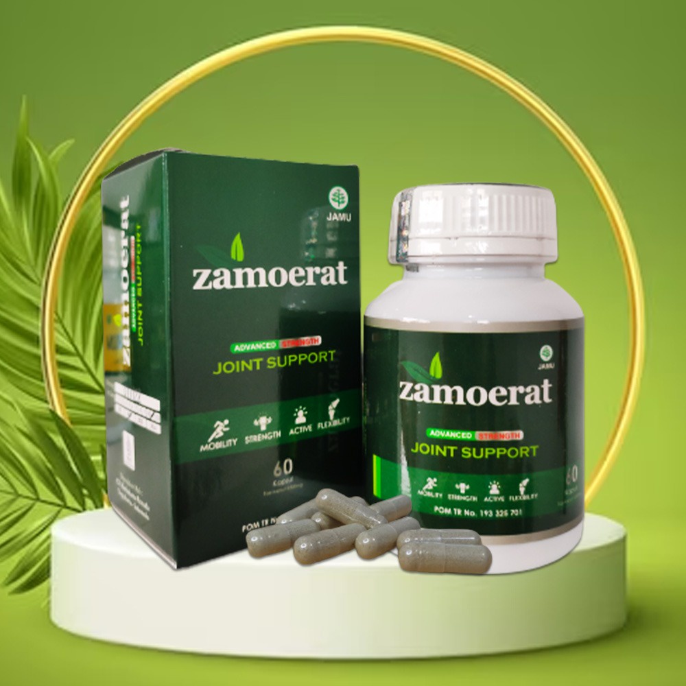 Zamoerat Atasi Nyeri Persendian Reumatik Kolesterol Kapsul Herbal Alami Original Zamurat