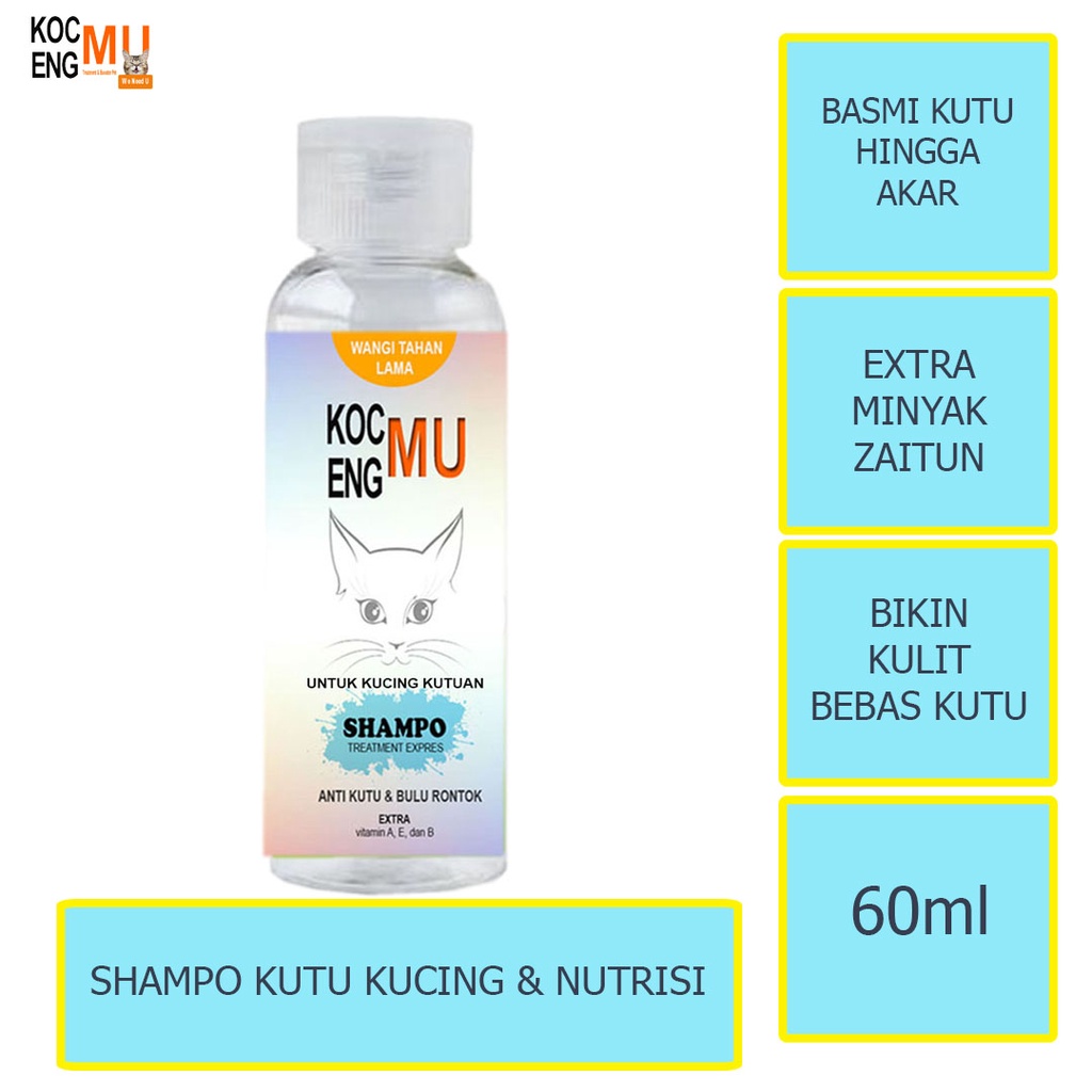 Jual shampo kucing anti kutu jamur Shampoo Kucing Anti Kutu Wangi Tahan