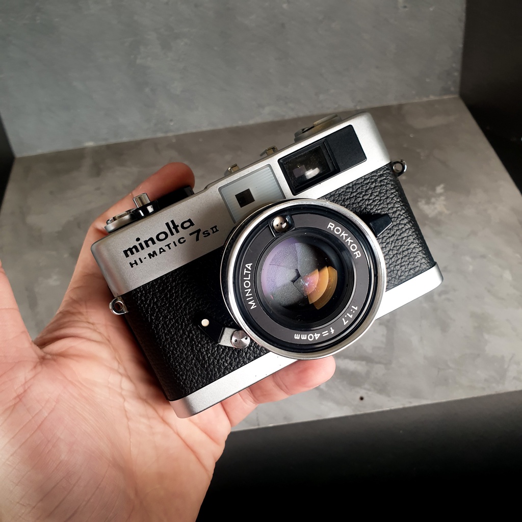 Jual MINOLTA 7S II RANGEFINDER SILVER LIKE NEW !! KAMERA FILM KAMERA ...