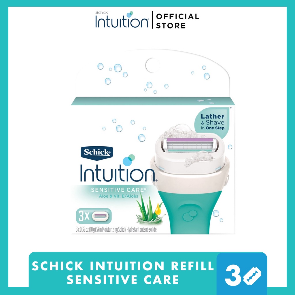 Jual Schick Intuition Refill Sensitive Care - Alat Cukur Wanita ...