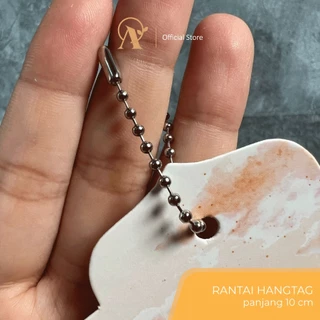 Ashadewi Gayatri – 10pcs Beaded Ball Chain/ rantai biji lada / ranta hangtag / hangtag chain