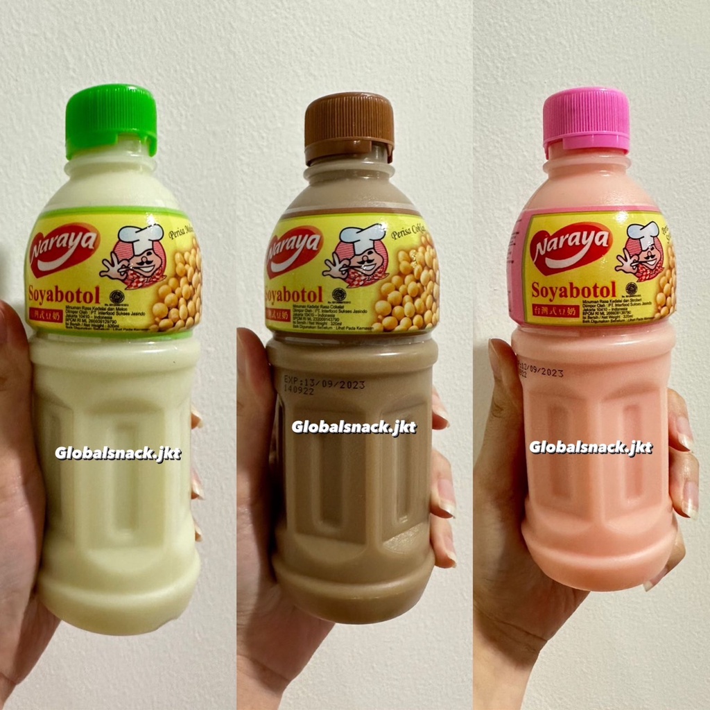 Jual NARAYA SOYA BOTOL MILK ORIGINAL / MELON / CHOCOLATE / STRAWBERRY