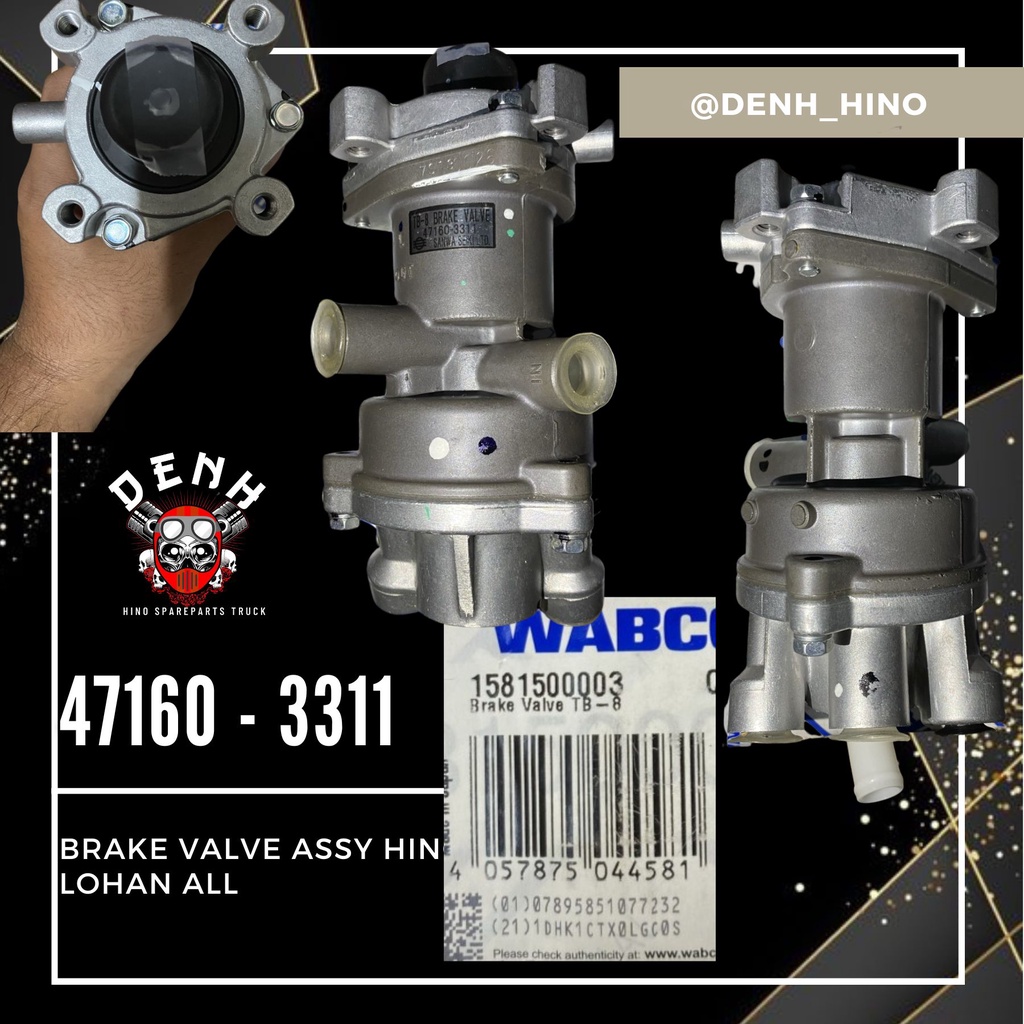 Jual 47160 - 3311 Brake Valve Assy Hino Lohan All | Shopee Indonesia