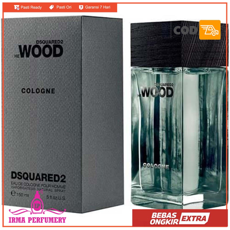 Jual original parfum DSquared He Wood Cologne 150ml Edc | Shopee Indonesia