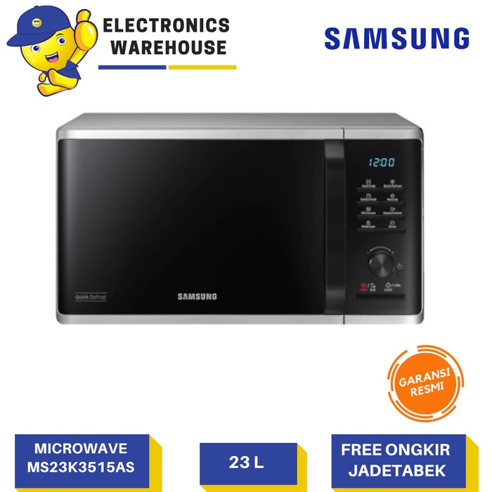 Jual Samsung MS23K3515AS Microwave 23L MS23K 800W MS23K3515 Oven