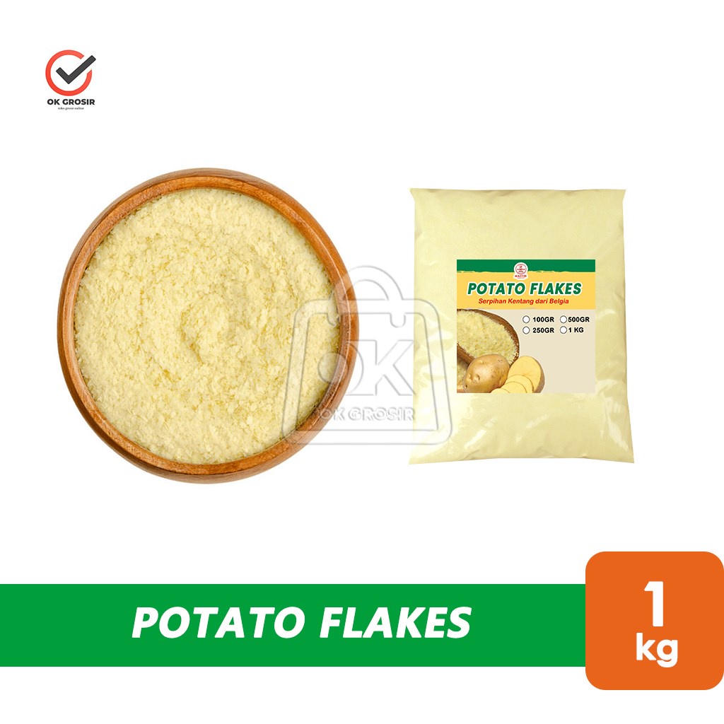 Jual Potato Flakes / Tepung Kentang Kering Serpih (1 Kg) Shopee Indonesia