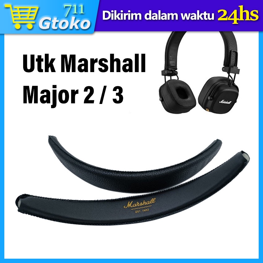 Replacement Headband Head Band Headpad Hitam Untuk Wireless Marshall Major  II III