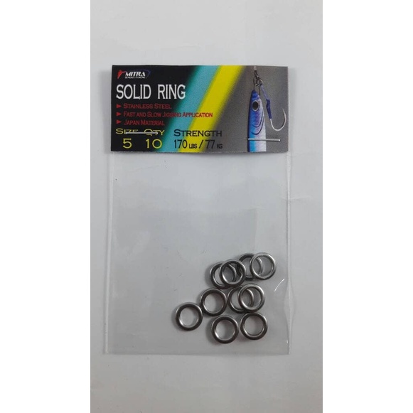 Jual Solid ring stainless MBP size 5 / 170 lbs / 77 kg3 ORIGINAL ...