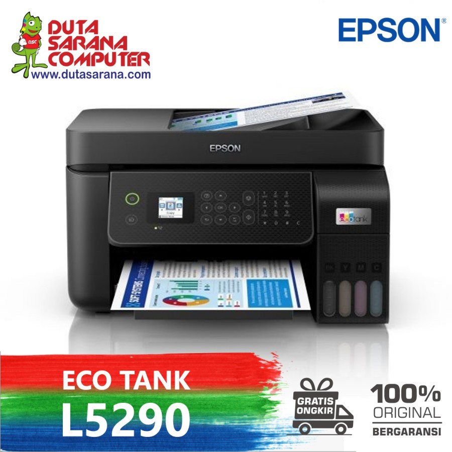 Jual Printer Epson L5290 L 5290 L 5290 Print Scan Copy Multifungsi Ecotank Wifi With Adf Garansi 1588