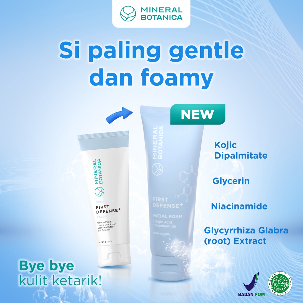 Jual Mineral Botanica Brightening First Defence Facial Foam / Sabun
