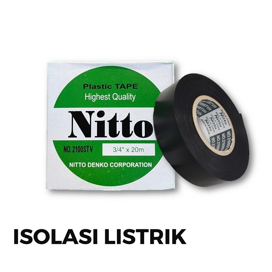 Jual Isolasi Listrik Nitto Original Nitto Tape Isloasi Nitto Tvh Pvc Shopee Indonesia