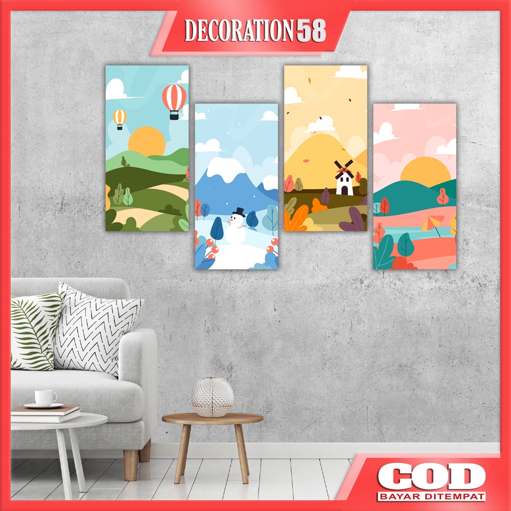 Jual Wall Decor Art Hiasan Pajangan Dinding Rumah Kamar Tidur Poster ...