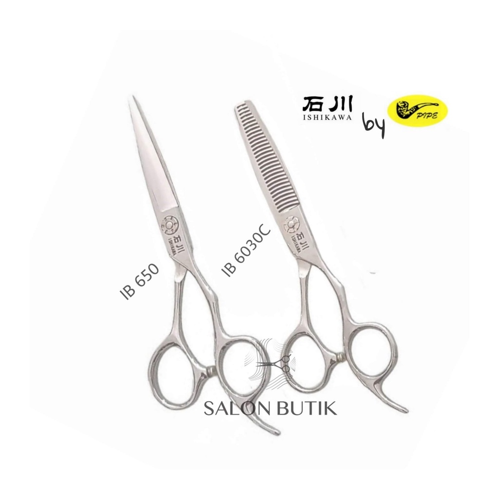 Jual Ishikawa gunting rambut seri IB 650 & IB 6030 C ( by Pipe ...
