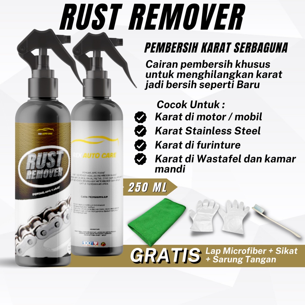 Jual PENGHILANG KARAT KERAK LOGAM BESI MOBIL MOTOR UNIVERSAL RUST ...