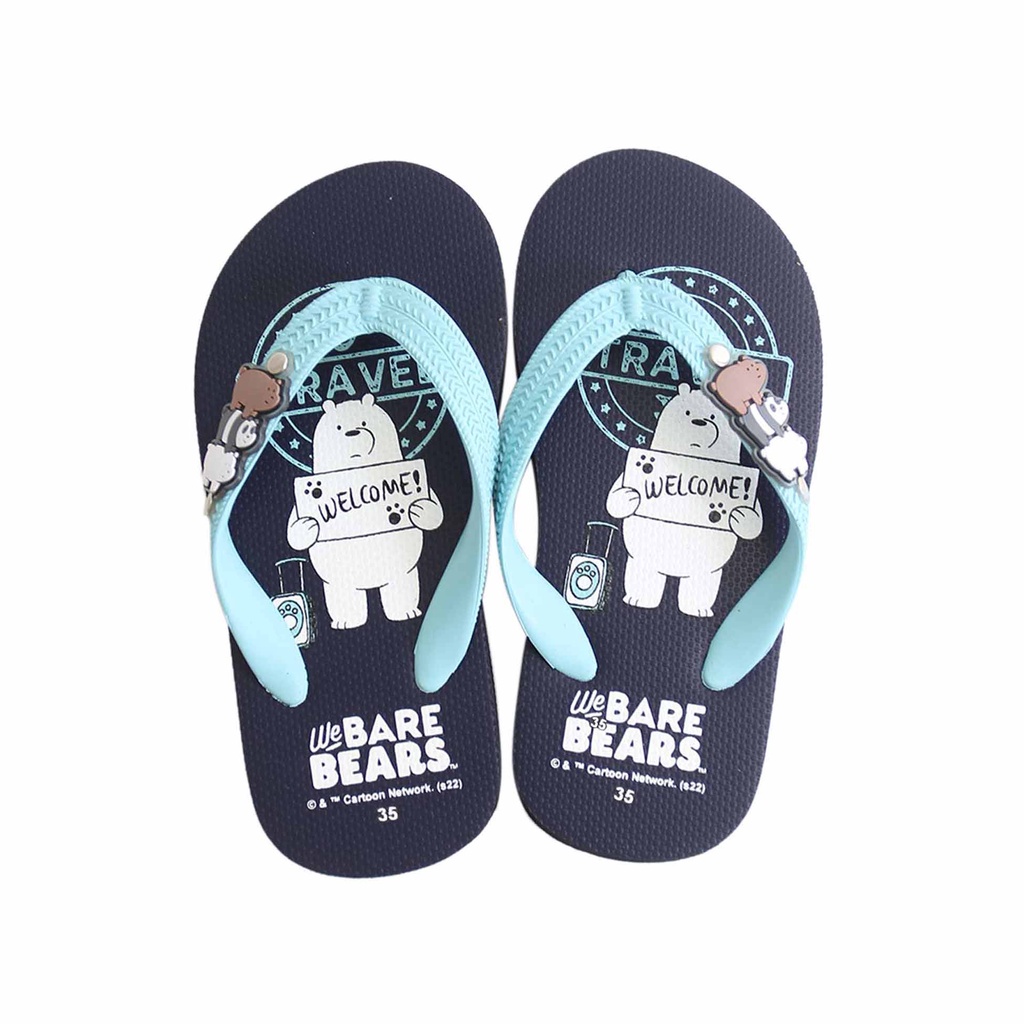 Jual ANDO 2301 WE BARE BEAR227 3235 SANDAL ANAK LAKI LAKI OL WH