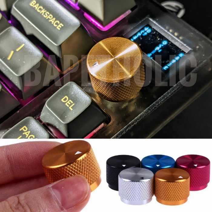 Jual Aluminium CNC Metal Rotary Encoder Knob Knop for Mechanical