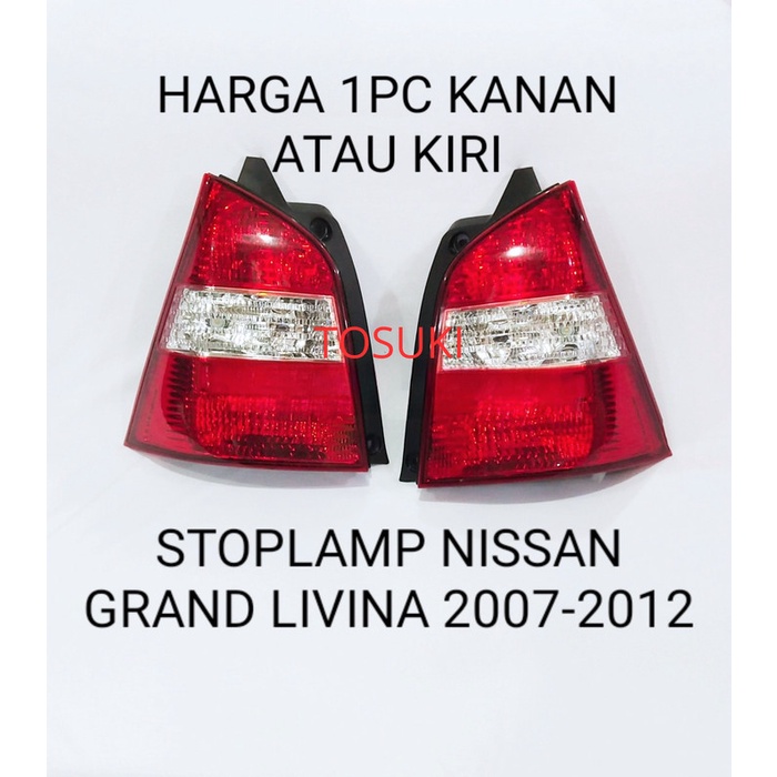 Jual Lampu Stop Nissan Livina Assy Lampu Stop Lamp Grand