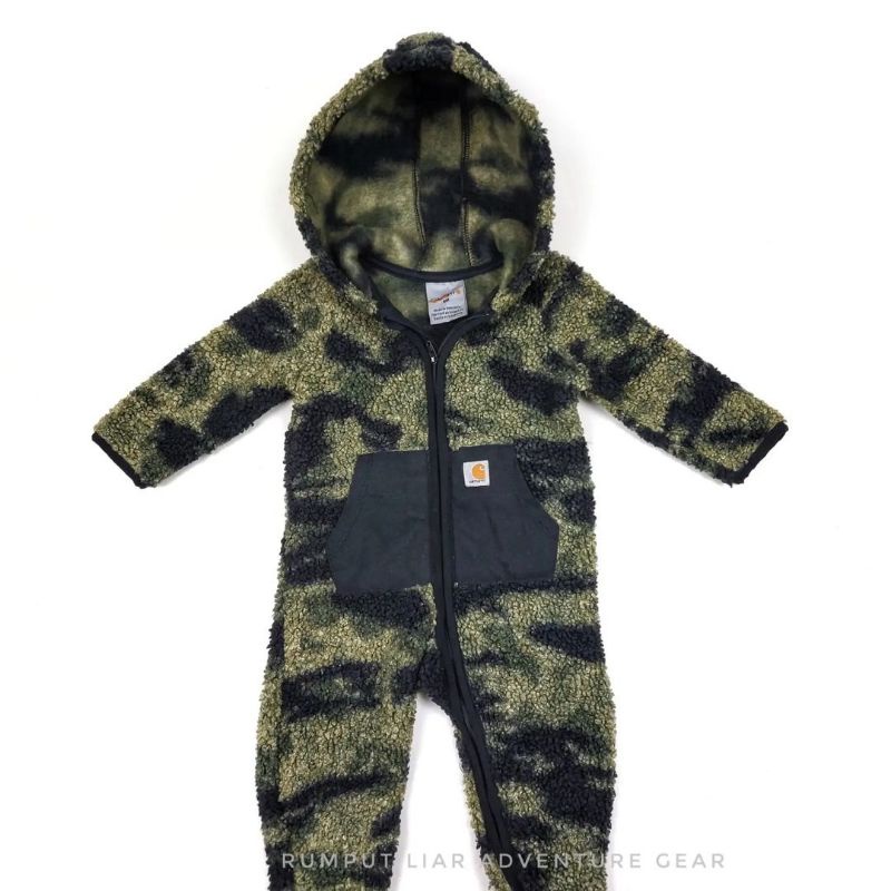 Jual Jumper Baby Carhartt Boy's LongSleeve ZipFront Hooded Coverall