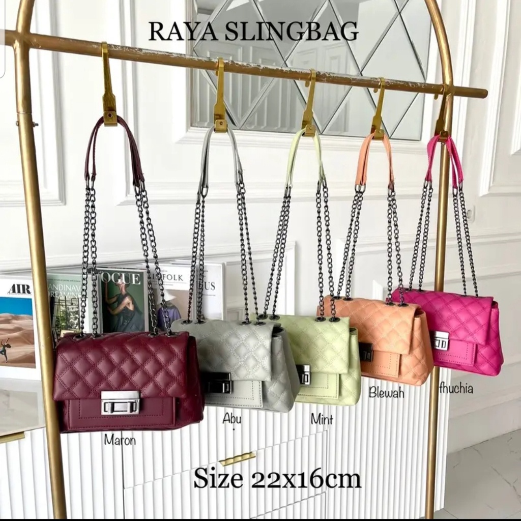 Jual Tas Trendy New Raya Bag Macaron | Shopee Indonesia