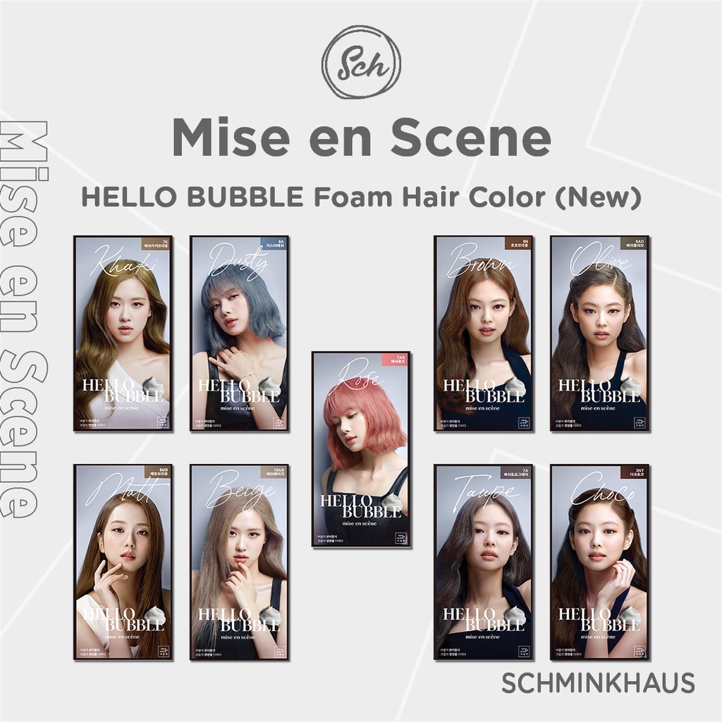 Jual MISE EN SCENE Hello Bubble Foam Hair Color Shopee Indonesia