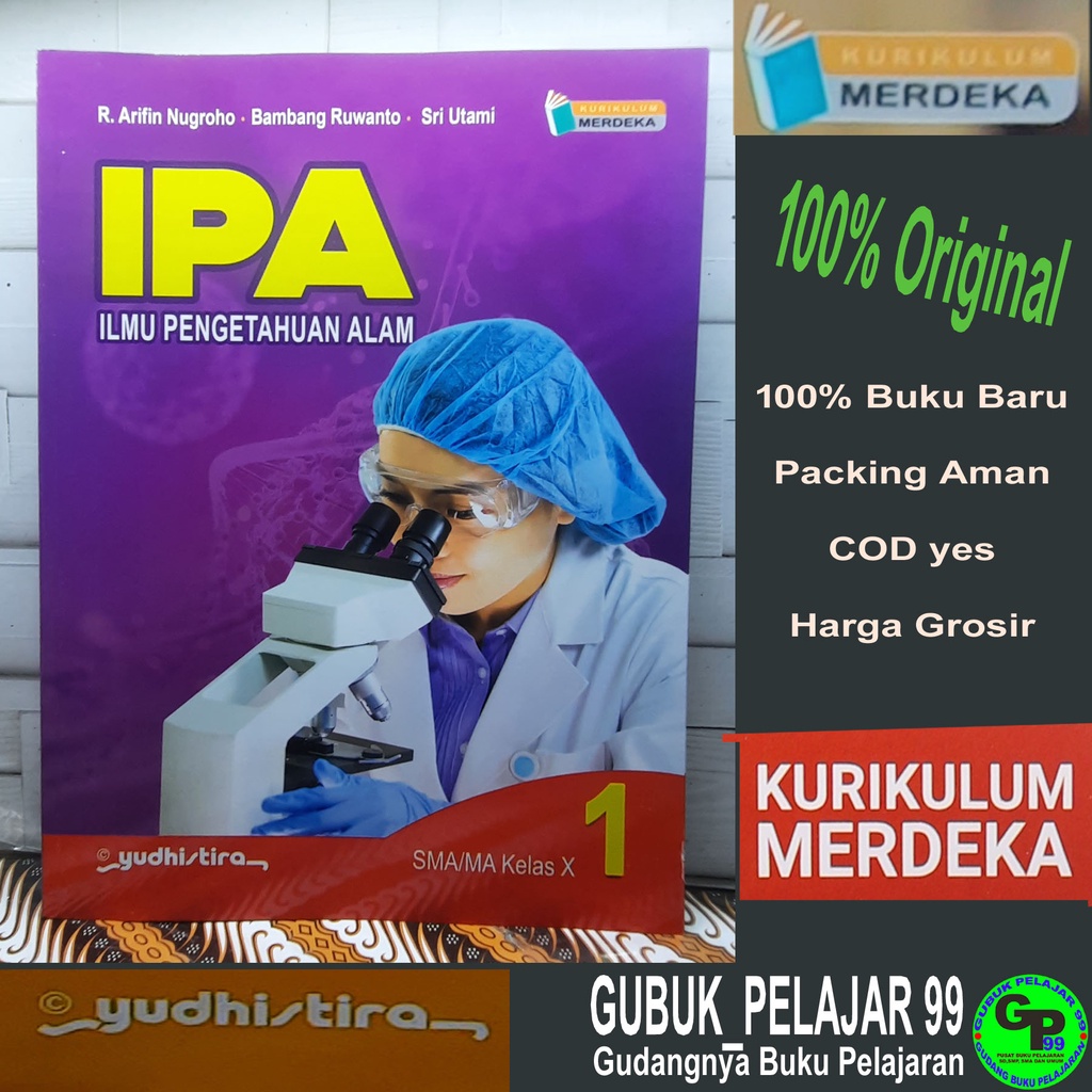 Jual Buku Siswa Ilmu Pengetahuan Alam Ipa 1 Kelas 10 X Untuk Sma Ma