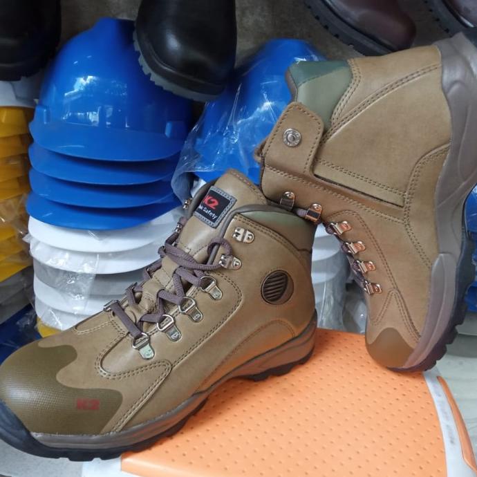 Jual SAFETY SHOES K2 ORIGINAL TAN ( Cocok Untuk Outdoor, Tracking dsb