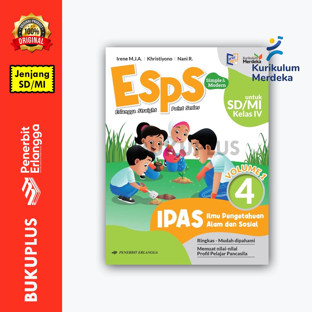 Jual ESPS IPAS VOL.2 SD/MI KLS.4/KM / KURIKULUM MERDEKA | Shopee Indonesia