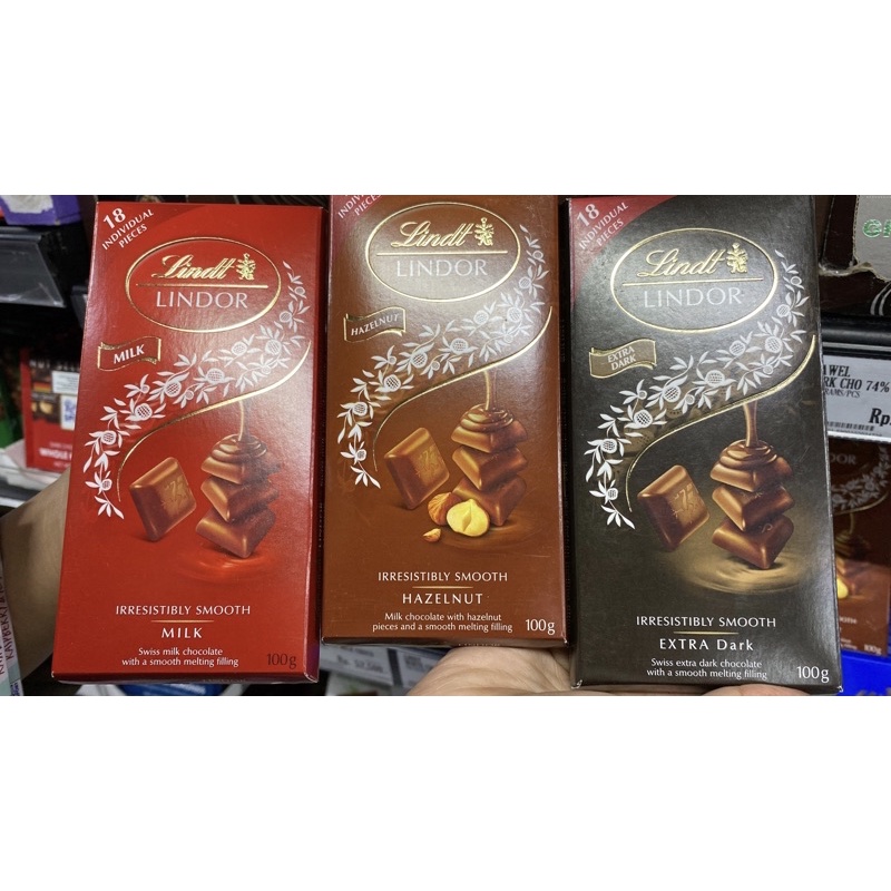 Jual Lindt lindor / cokelat lindt / Extra Dark chocolate / Milk