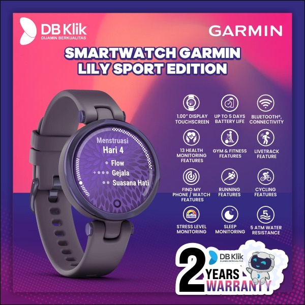 Jual Smartwatch GARMIN Lily Sport Edition 1.00" GARMIN Lily Shopee