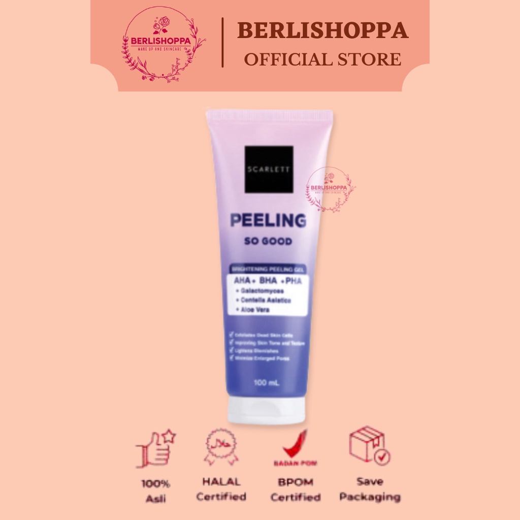 Jual SCARLETT Whitening Peeling So Good 100ml | Brightening Peeling Gel ...