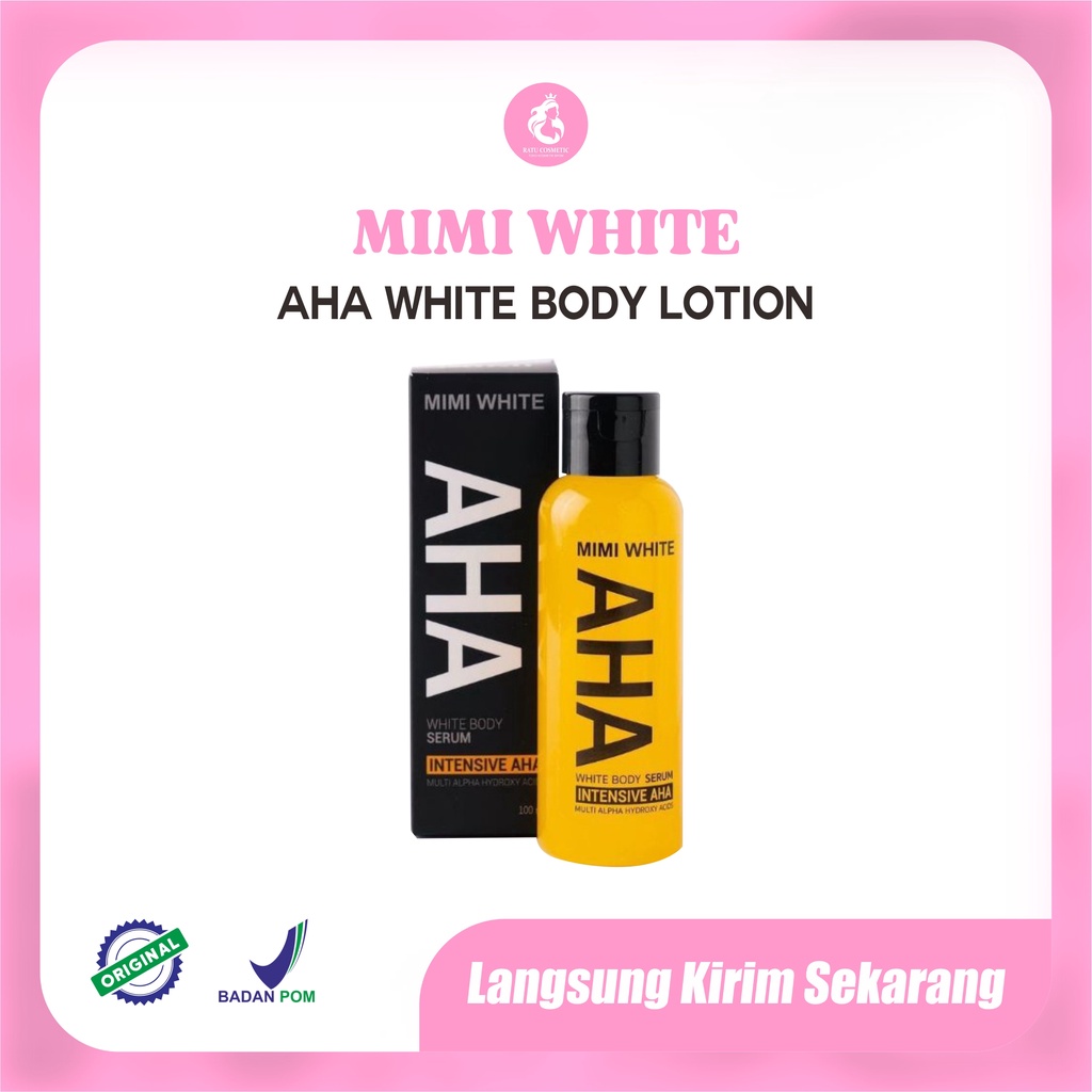 Jual MIMI WHITE AHA Body Lotion 100 ML Shopee Indonesia