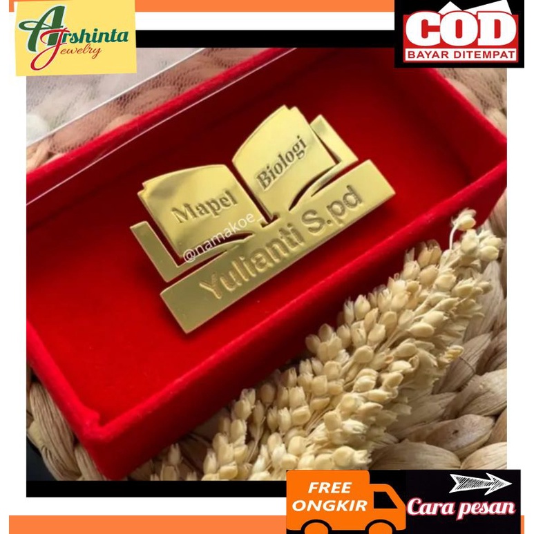 Jual Bros mapel profesi guru custom nama | Shopee Indonesia