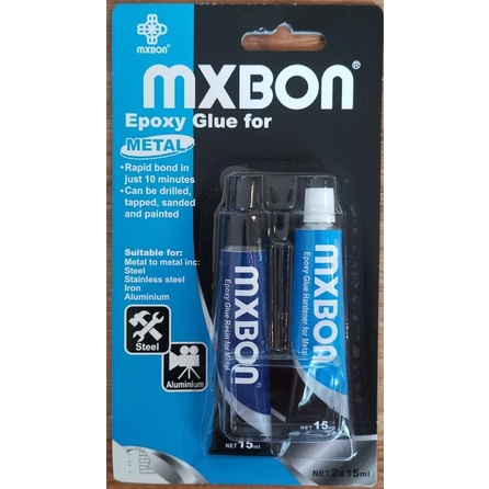 Jual lem epoksi resin besi logam,maxbon epoxy glue metal | Shopee Indonesia