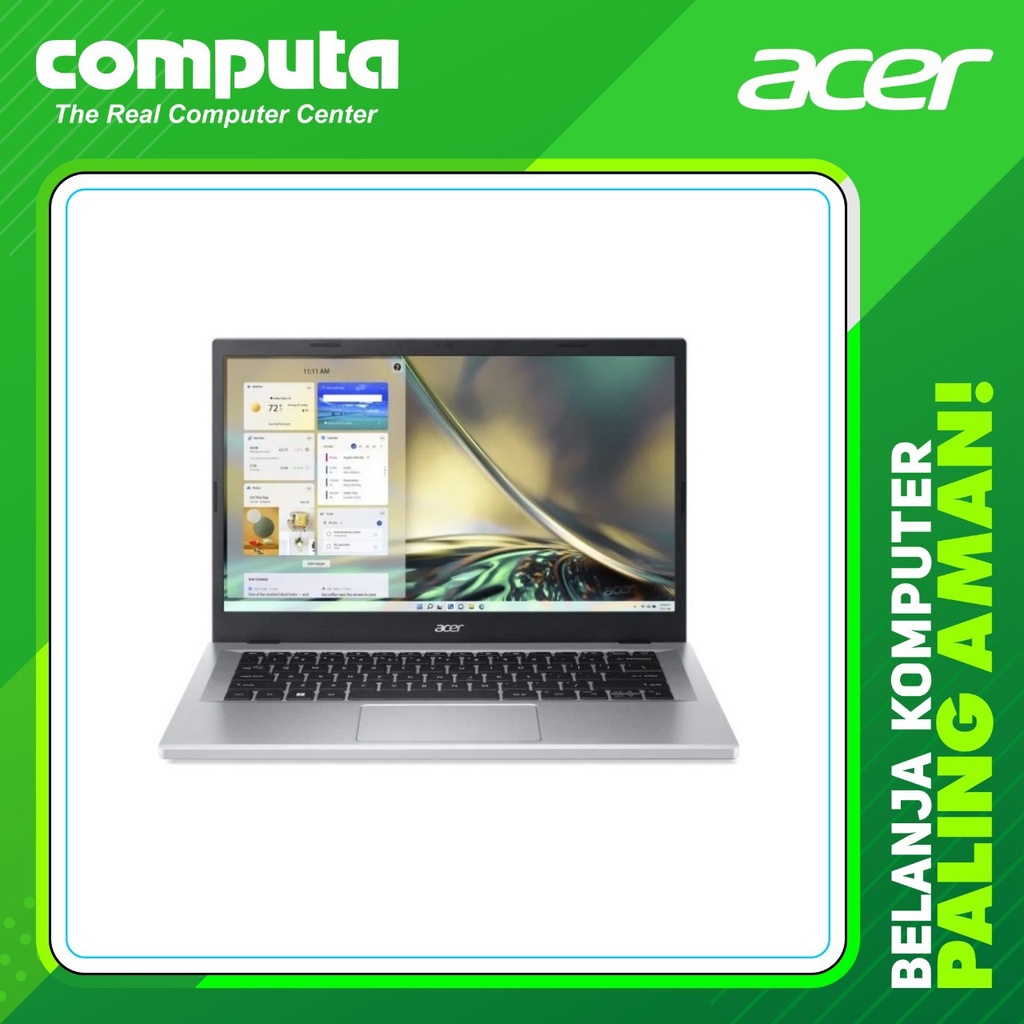 Jual Acer ASPIRE 3 A314 36M-36NA [I3-N305U; 8 GB LPDDR5; 512GB SSD; 14 ...