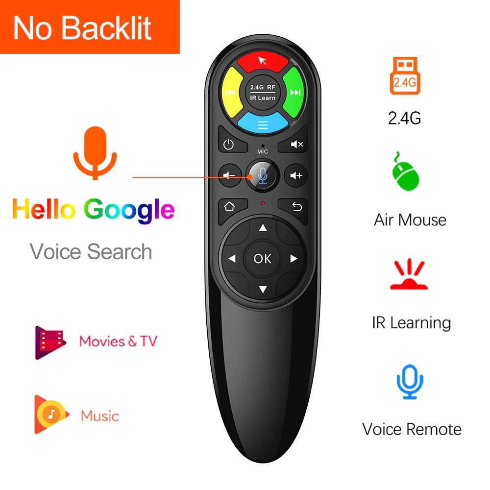 Jual Remot STB SMART BOX ANDROID TV Wireless VOICE CONTROL GOOGLE ...