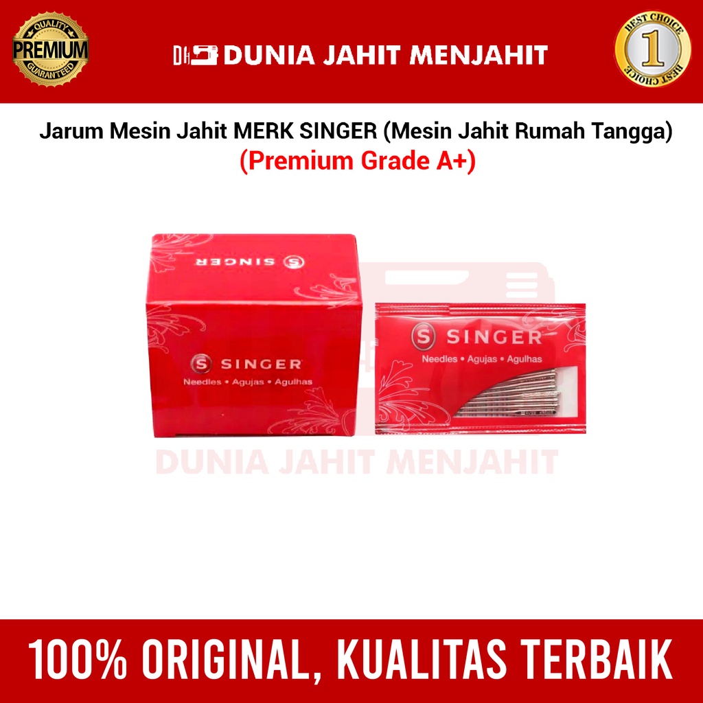 Jual Jarum Mesin Jahit no.14 Merk Singer - Kota Tangerang - Cahaya8gemilang