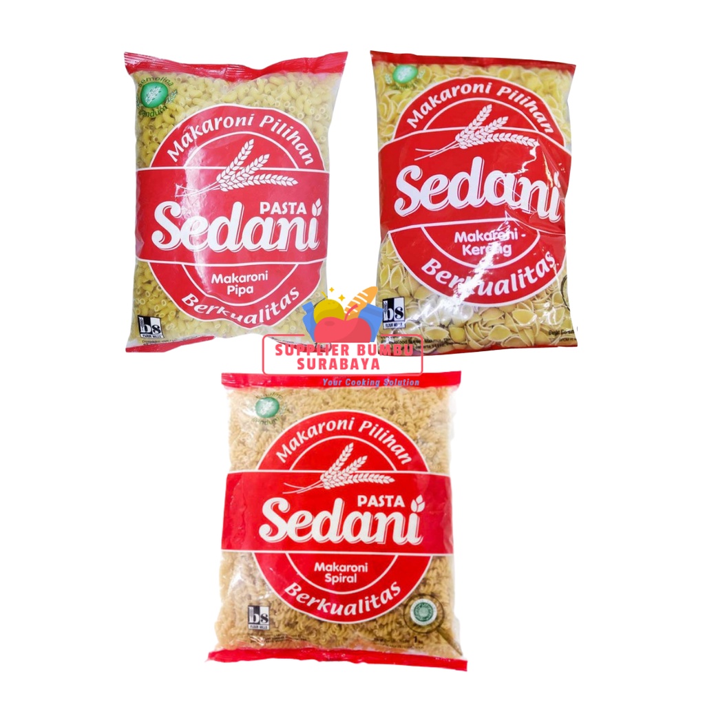 Jual Sedani Makaroni 1kg Macaroni Spiral Kerang Pipa | Shopee Indonesia