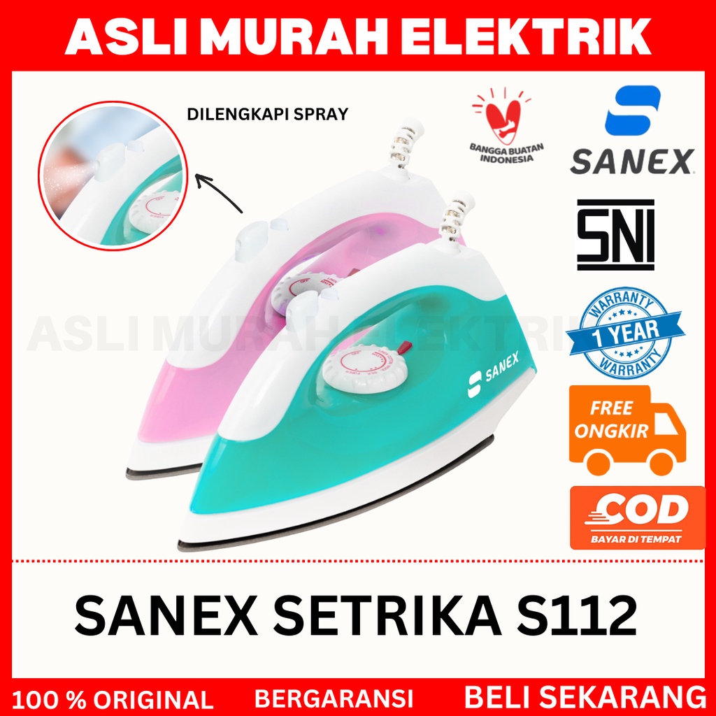 Jual SETRIKA SANEX UAP S-112 & S-111//SETRIKA SANEX//SANEX SETRIKA UAP ...