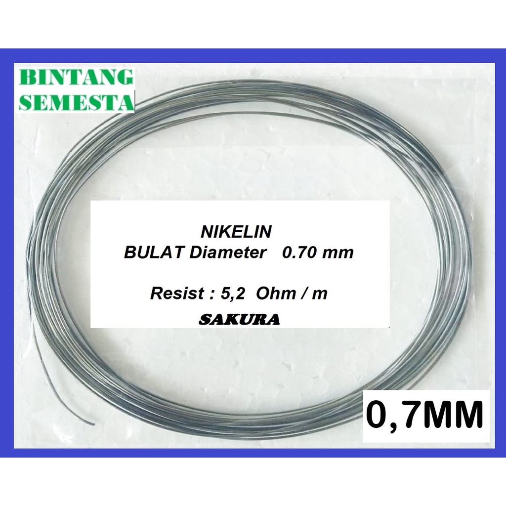 Jual Niklin kawat nikelin 1mm jual per meter | Shopee Indonesia