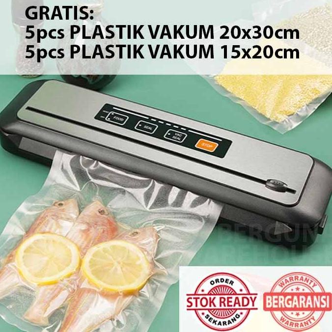 Jual Vacuum Sealer Makanan Mesin Press Sedot Vacum Vakum Pengemas Food