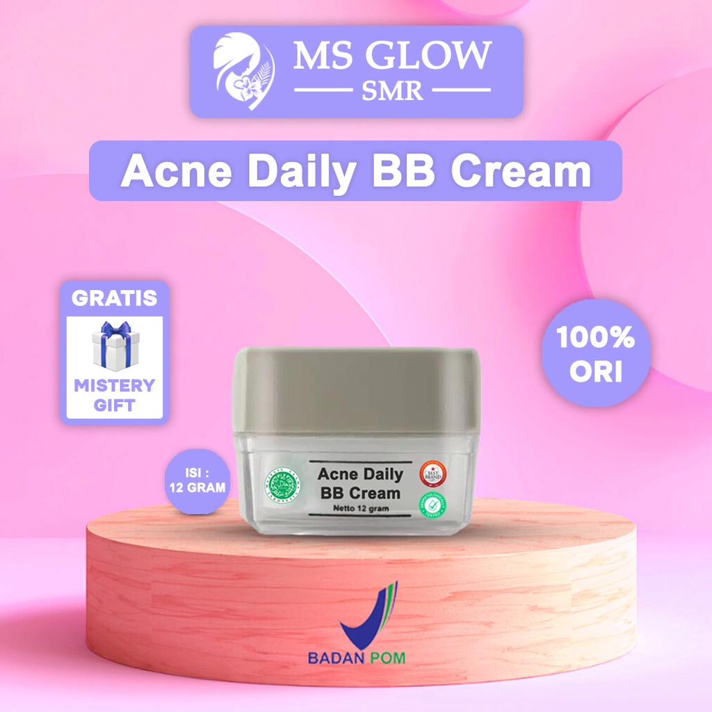 Jual Ms Glow Acne Daily BB Cream Original Msglow Samarinda Balikpapan