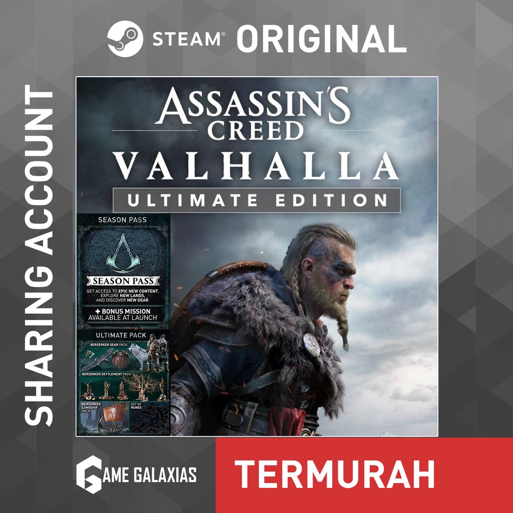 Jual Assassins Creed Valhalla Ultimate Edition Pc Original Shopee