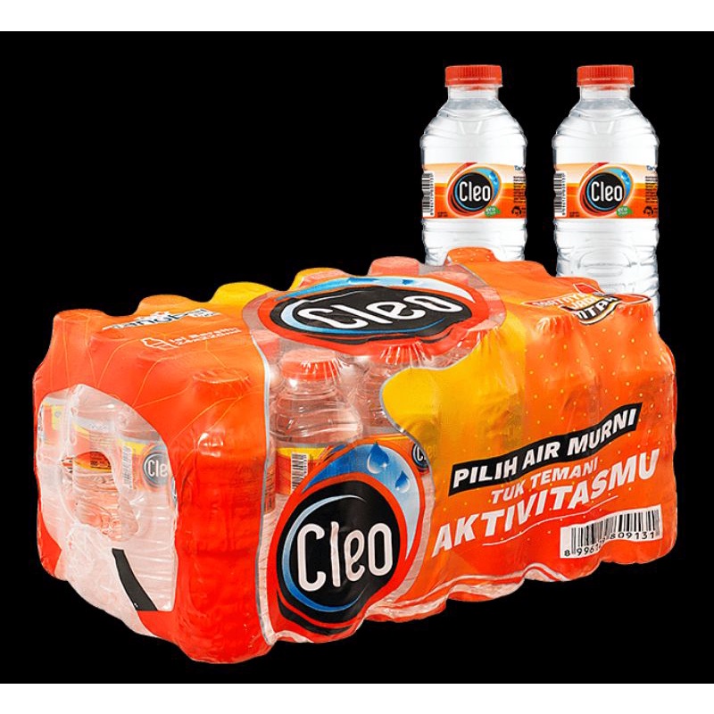 Jual Air Minum Cleo Botol 220 Ml Shopee Indonesia 0738