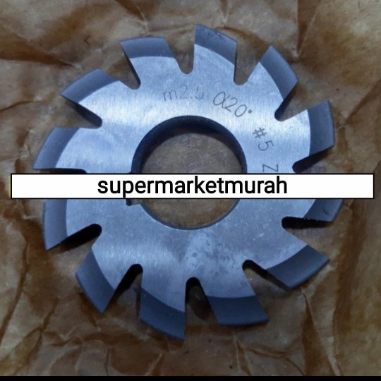 Jual Module Gear Milling Cutter / Modul Pisau Gigi 2.5 Pcs Shopee