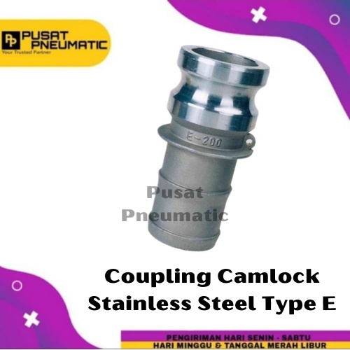 Jual 1 1/4" Coupling Camlock Stainless Steel Type E 125 Size 1 1/4 Inch ...