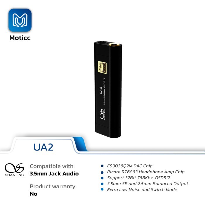 Jual Shanling Ua2 Balanced Portable Decoding Mini Amp Hifi Type C ...
