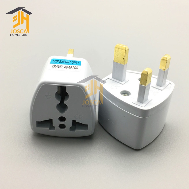 Jual Travel Adaptor Colokan over steker Inggris, Singapore, Malaysia