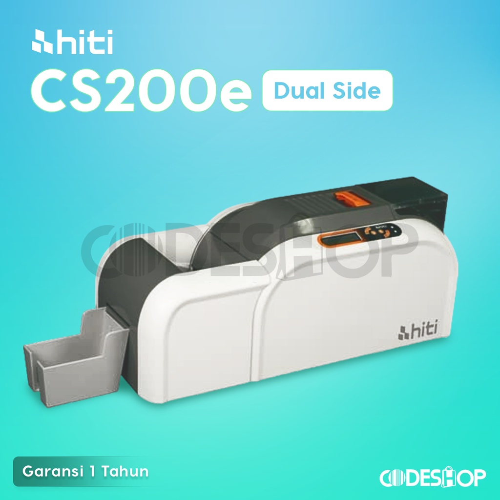 Jual ID Card Printer HITI CS200E Dual Side Original HITI CS200E