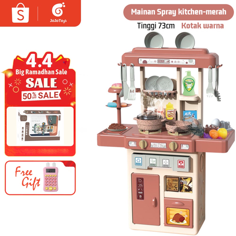 Jual JOJOTOY Mainan Spraying Mist Kitchen Set Isi 42PCS Mainan