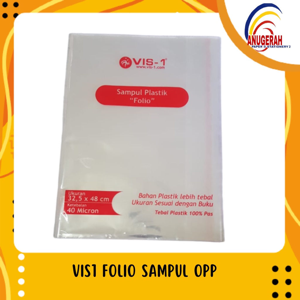 Jual VIS1 FOLIO SAMPUL OPP (PAK) | Shopee Indonesia